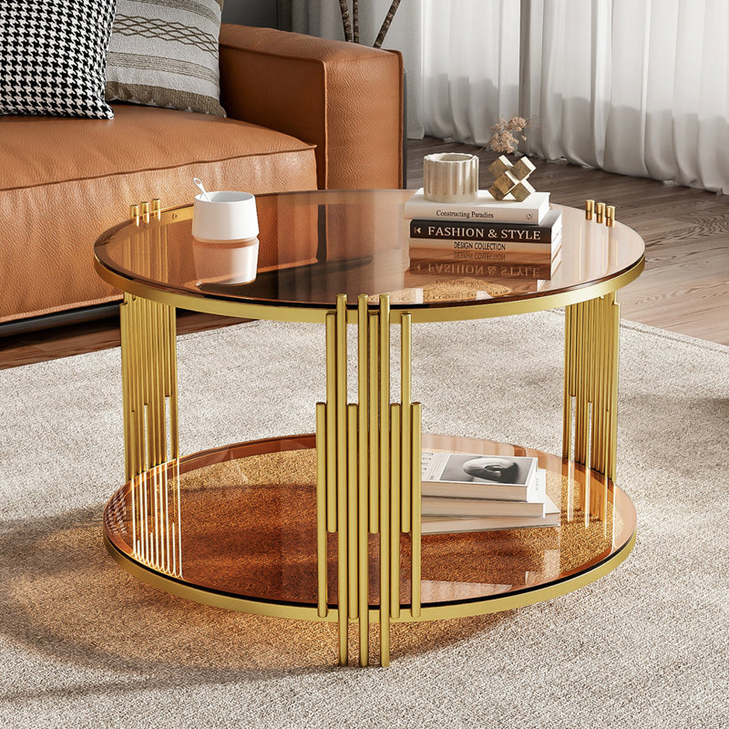 Table basse Modern, Brun