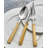 Colonnade 18/10 Stainless Steel Gold 45 Piece Set, Service For 8 With Hostess Se