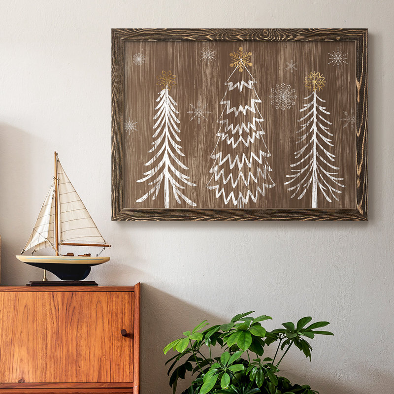 Barnwood Wonderland Collection A, H 28 po x l 42 po x P 1,5 po, Noyer