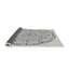 Tapis noir/blanc tissé à la machine-502890634