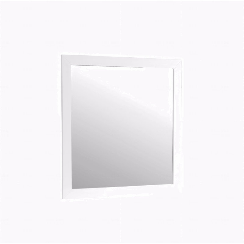 Basic Modern Accent Mirror, For Home Decoration, White
