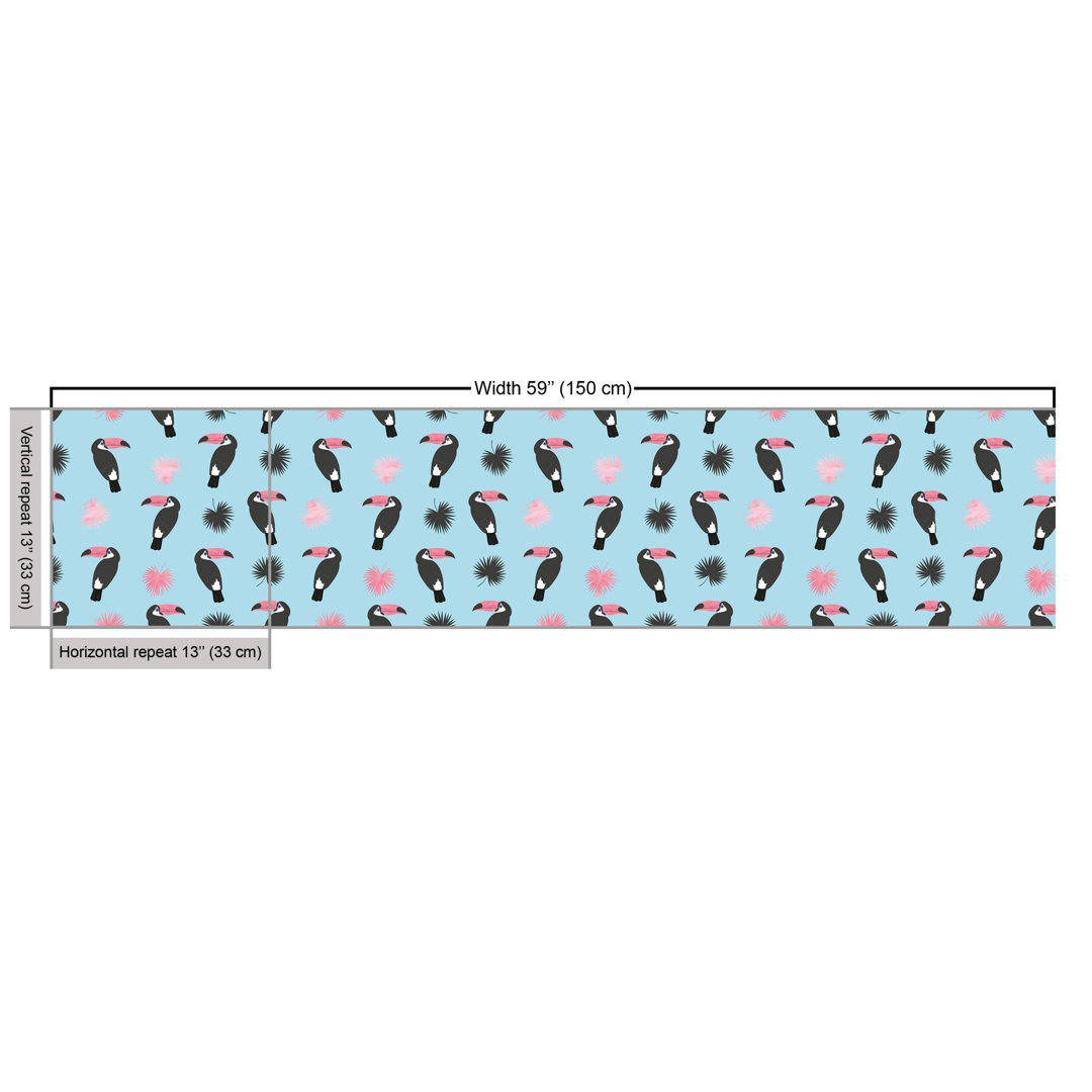 Pevensey Tropical Toucan Birds Fabric