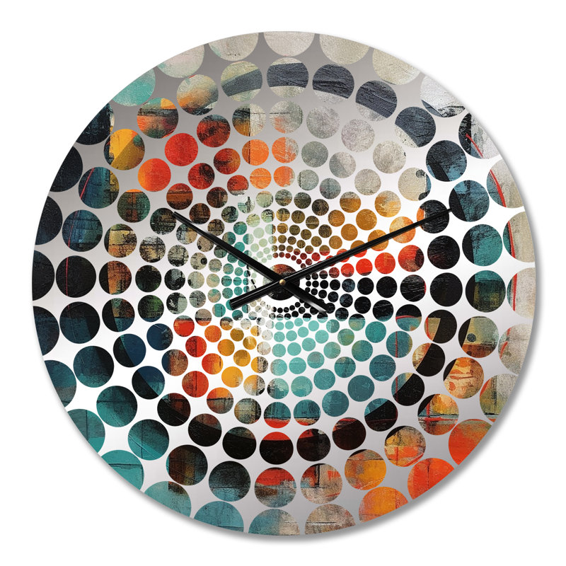 Jaemon - Horloge murale géométrique abstraite, Petit