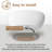 Monaco 59"x 30" Solid Surface Stone Freestanding Soaking Bathtub Bathroom Tub