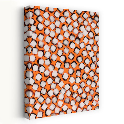 Vibrant Cubes Abstract Contemporary Modern Wall Art Print