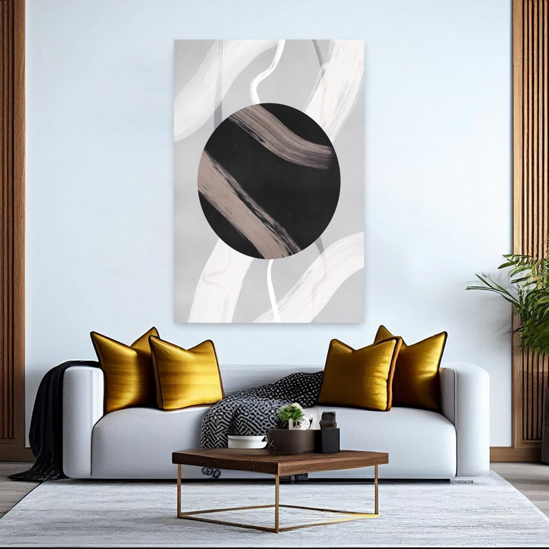 Art contemporain, art contemporain abstrait, H 60 po x l 40 po