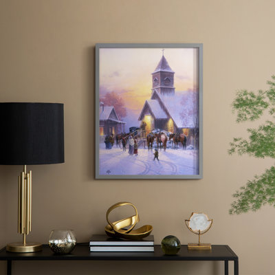 Sunday Service Framed Print - Solid Wood