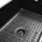 SinkSense Wren Matte Black 27" x 15" Kitchen Sink Bottom Grid