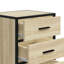 40cm W Metal Bedside Table-1167384353