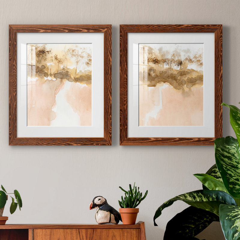 «Sun Kissed Earth», reproduction encadrée prête à accrocher, H 24 po x l 36 po x P 1,5 po, Papier avec cadre érable