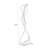 White Plastic Free form Floor Lamps