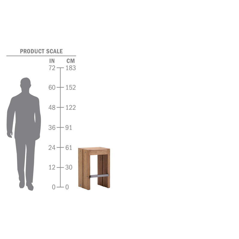 Perpetual Solid Wood Stool