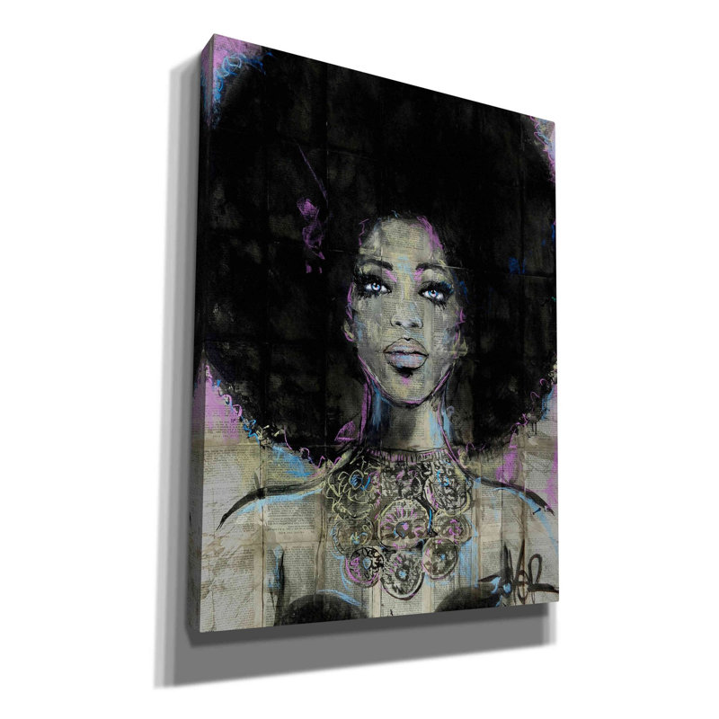 «Soul» par Loui Jover, art mural sur toile, H 16 po x l 12 po x P 0,75 po