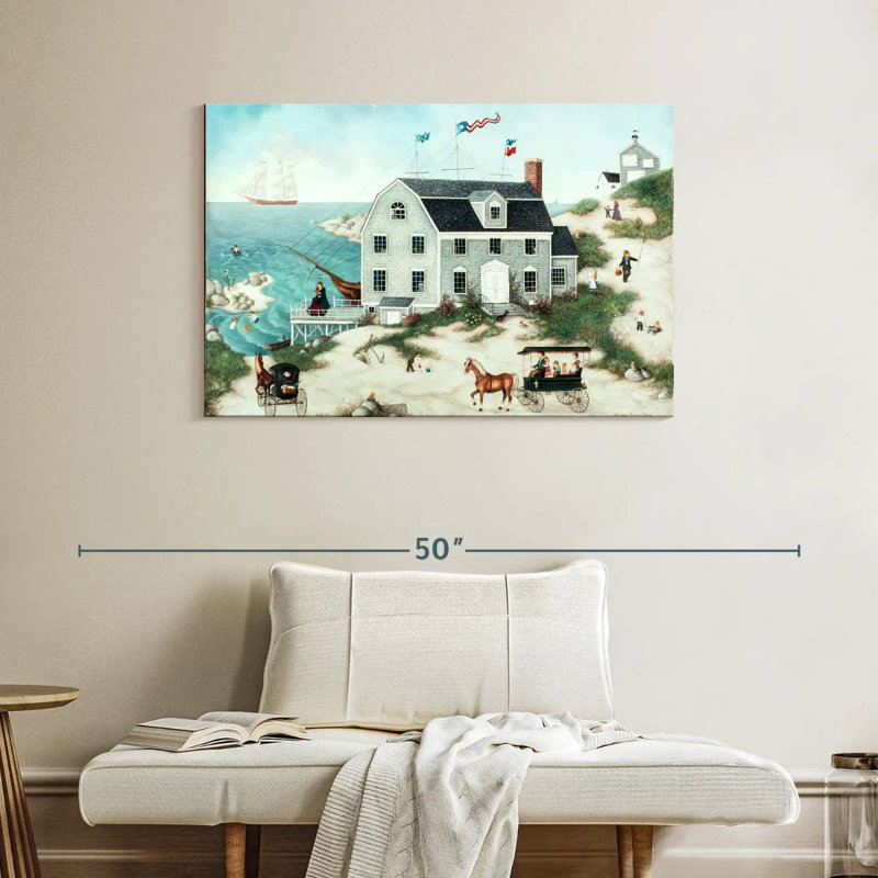 Gillard Home From The Sea, H 26 po x l 39 po