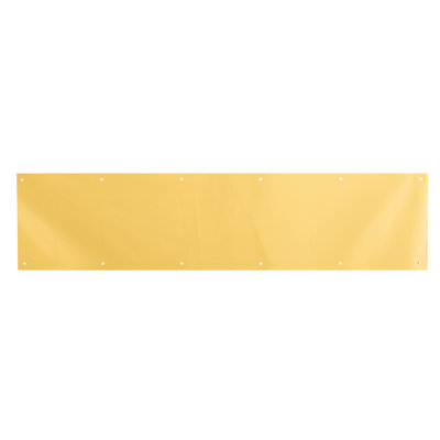 6 x 34 in. Solid Brass Kick Plate, Polished Brass Finish (Single Pack)
