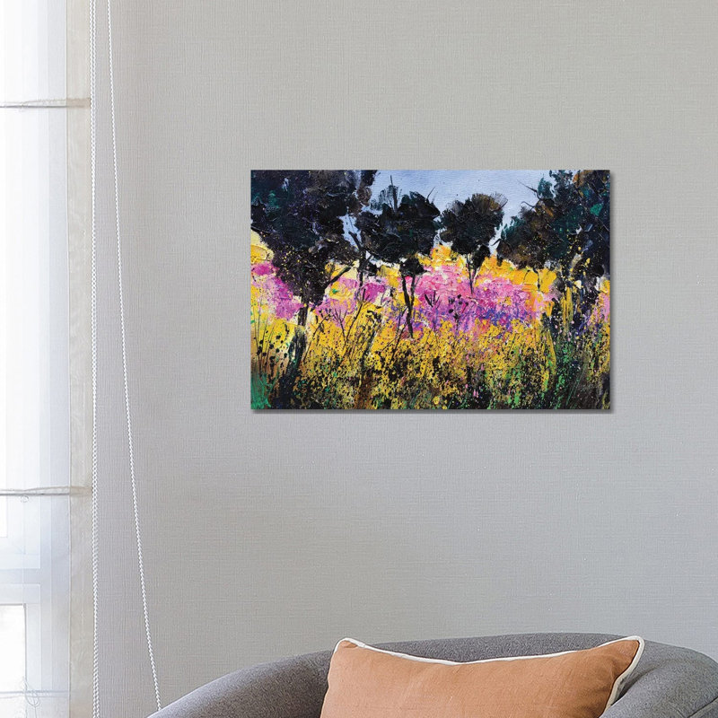 Epilobiums Near Hileau by Pol Ledent - Wrapped Canvas Print, 66.04 cm H x 45.72 cm W x 3.175 cm D
