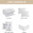 Alissar White Microfiber 7 Piece Comforter Set-2110948654