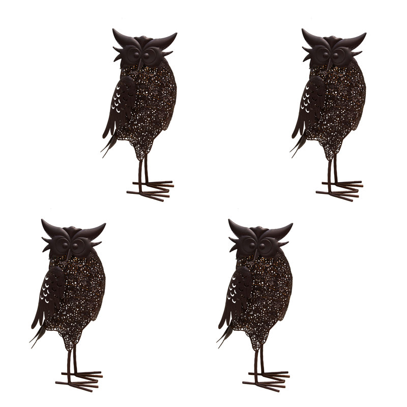 Ensemble de lumières de sentier à énergie solaire Hassen Owl