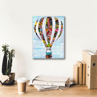 «Hot Air Balloon» par Artpoptart, art mural sur toile
