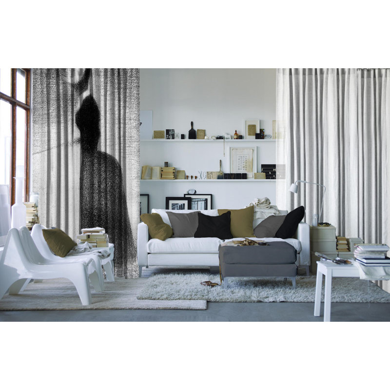Rideau en polyester Hahn