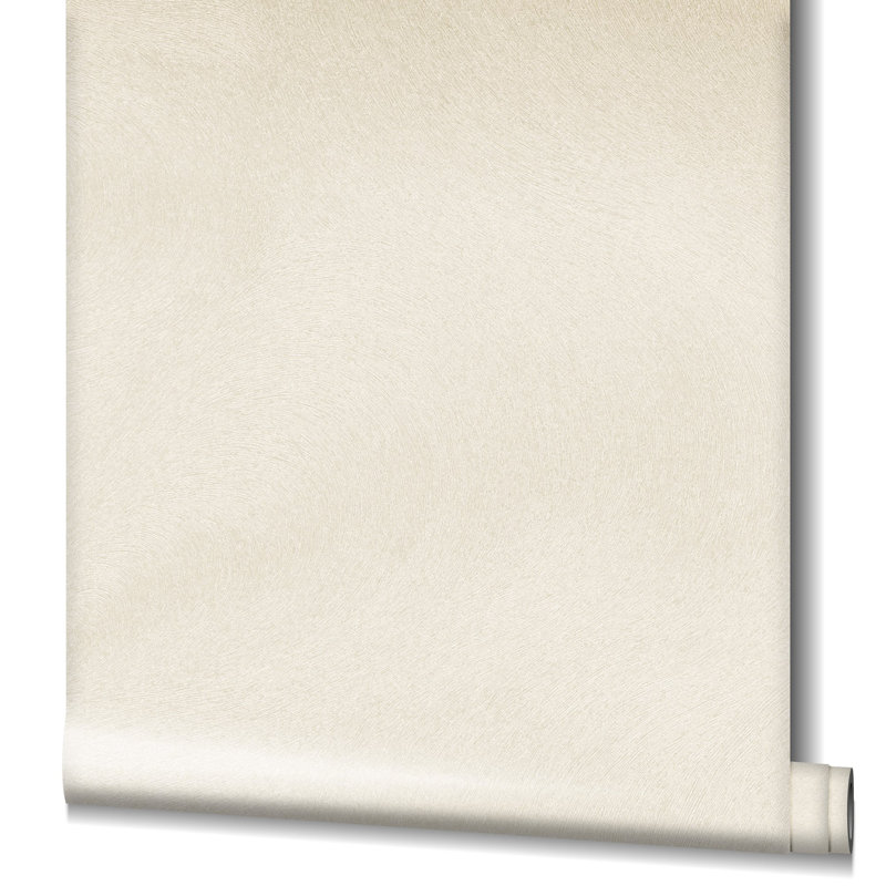 Earth Collection Textured Dunes Effect Wallpaper Roll, Cream
