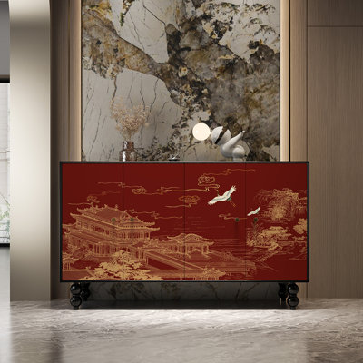 French-style vintage high-end sideboard