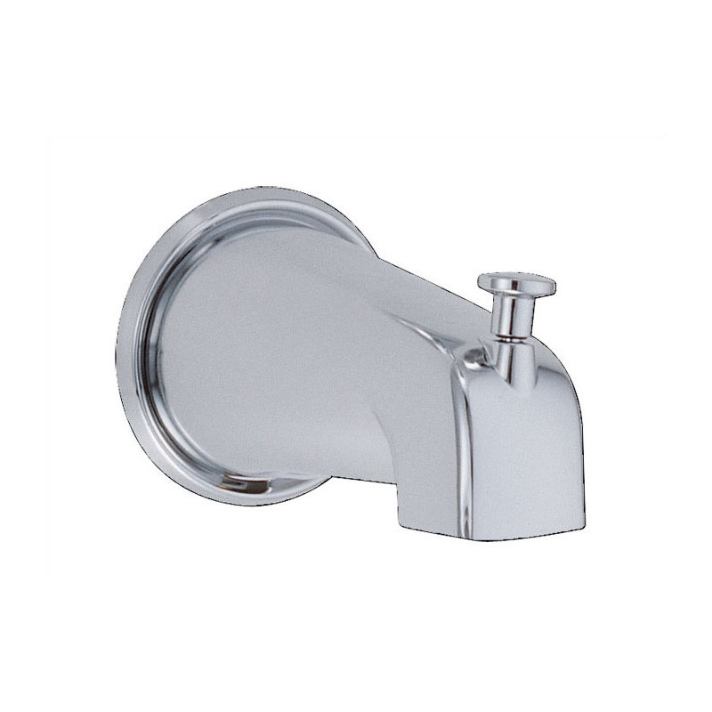 Wall Mounted Tub Spout with Diverter, Chrome