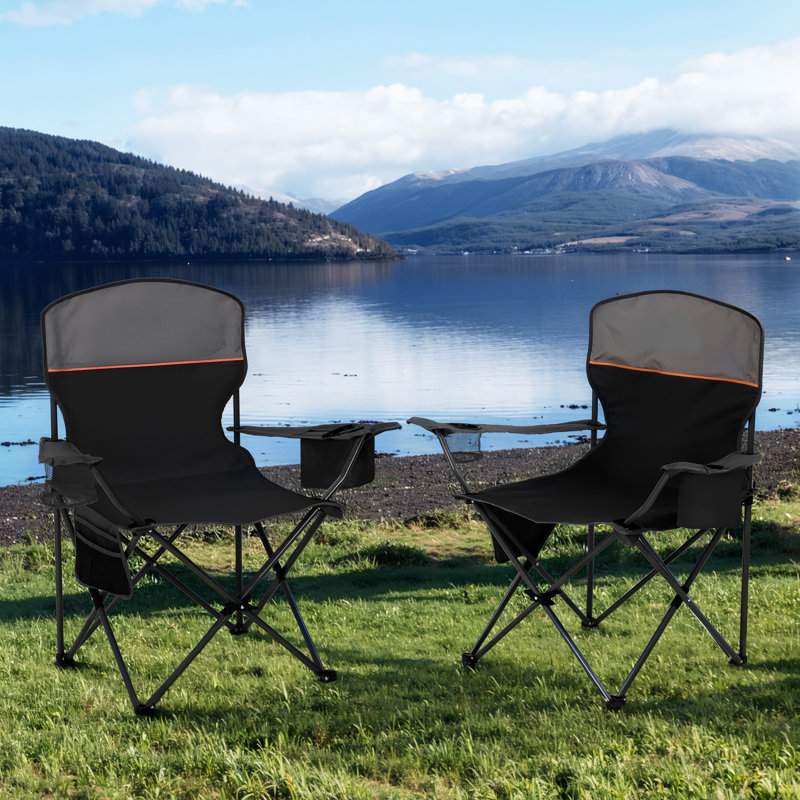 Folding Camping Chair, Black