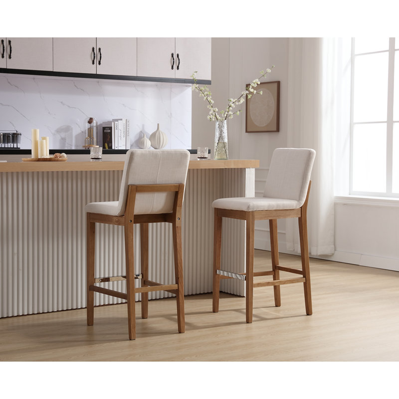 Braschi 30'' Stool, Beige