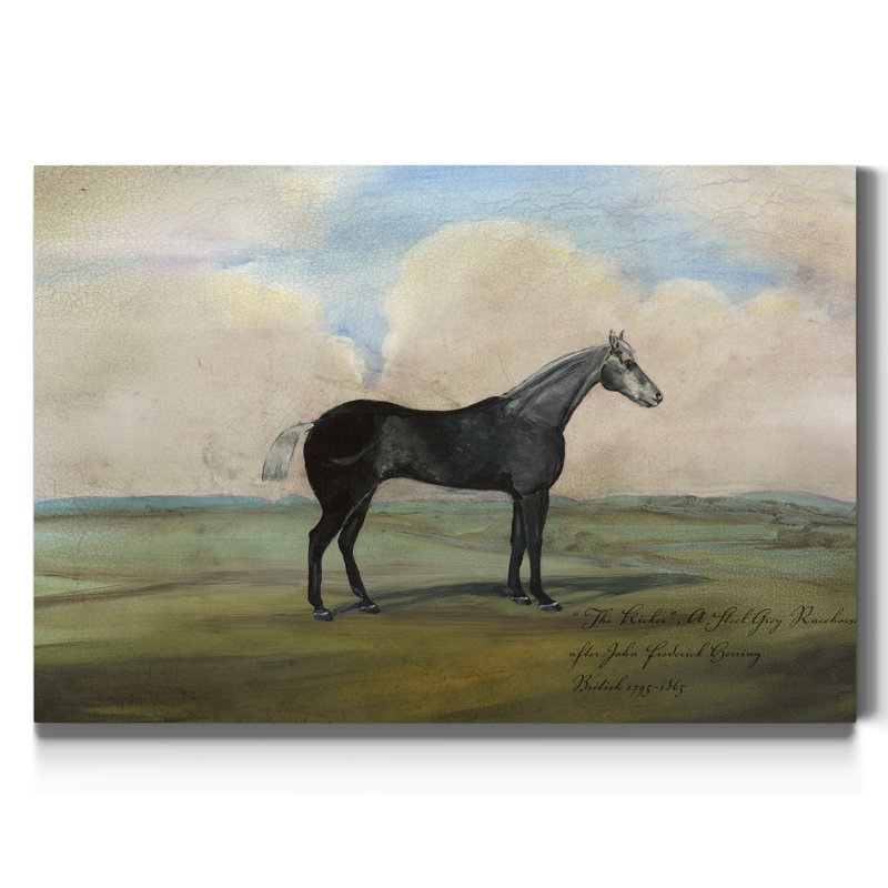 « The kicker, A Steel Grey », reproduction d’art sur toile, H 12 po x l 8 po x P 1 po