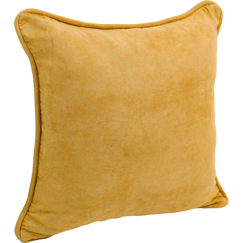  Corded Throw Pillow, Lemon