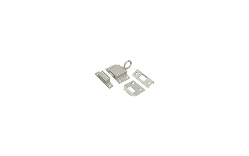 Brass Shutter / Door Accessory, Brushed Nickel
