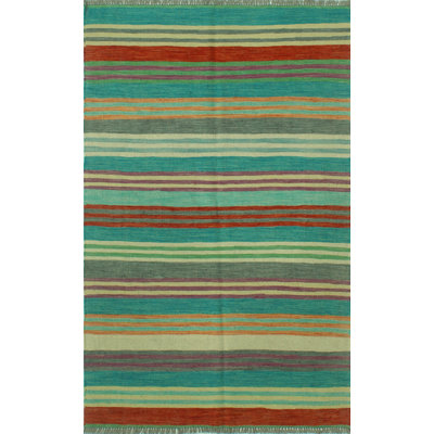 Breshawna Wool Striped Indoor Rug