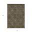 Tapis beige lavable 10 pi x 14 pi intérieur / extérieur floral