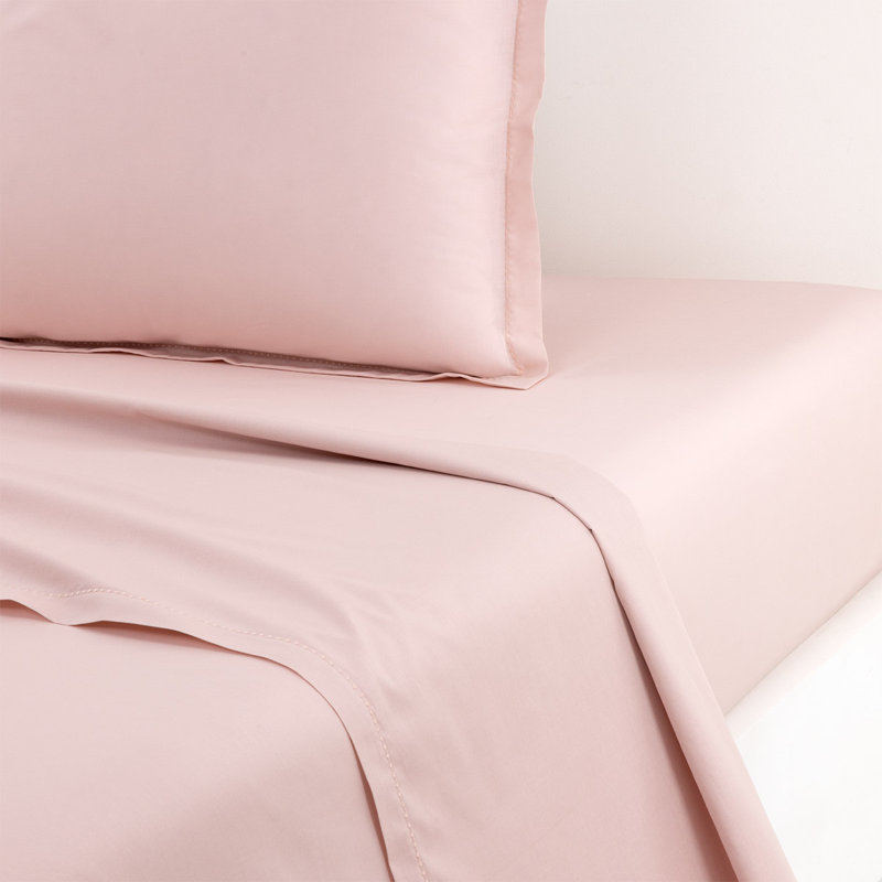 Batiste Flat Sheet, Twin Flat Sheet, Pink