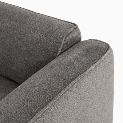 Luxury living room double-needle cut velvet sofa, 4-seater with pure sponge seat cushions and a detachable footstool, includes 3 throw pillows. Ideal for living rooms, apartments, and more.