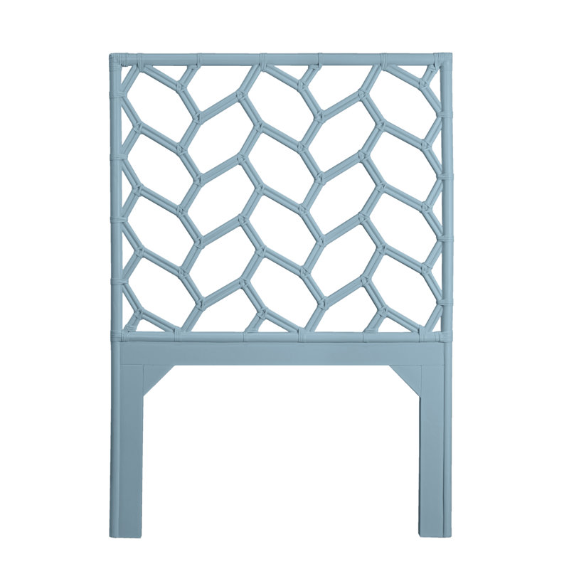 Tête de lit Silas, Simple extra long, Bleu piscine
