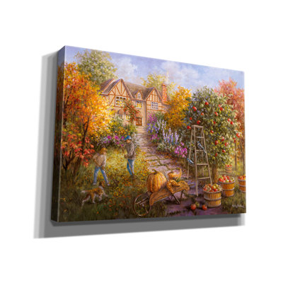 Toile épique «Gathering Fall» par Nicky Boehme, 16 po x 12 po