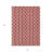 3' X 5' Red Ogee Washable Indoor Outdoor Area Rug