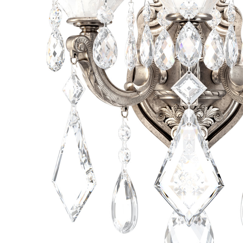 La Scala 3 - Light Candle Wall Light, Antique Silver