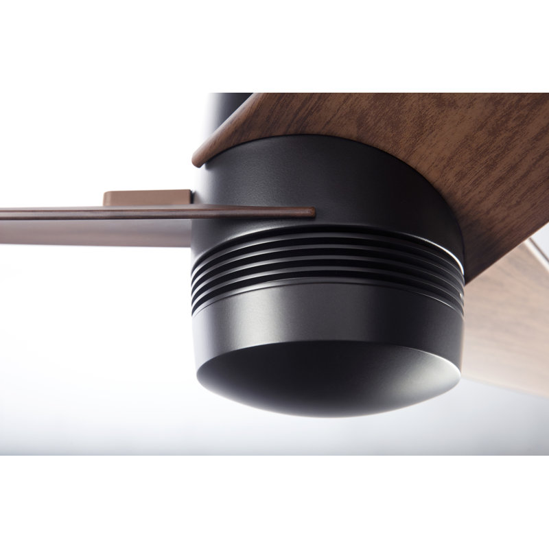 Velo Downrod Ceiling Fan, Handheld Remote Control, Mahogany, Dark Bronze