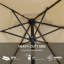 Charlean 226cm Tilt Parasol-299226682