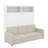 Queen Size Murphy Bed With Sofa-1945205686