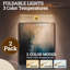 Ensemble de 2 lumières pour tableau, art mural rechargeable 16 po