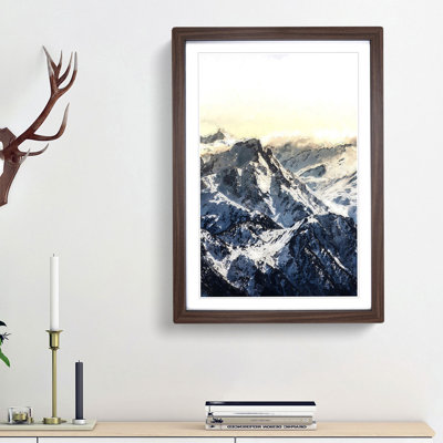 Mountains in France - Picture Frame Graphic Art Print