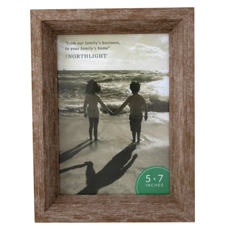 Cadre photo classique rectangulaire - brun, 5 po x 7 po