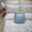 Sweetpea Print Cotton Duvet Cover Set-119899008