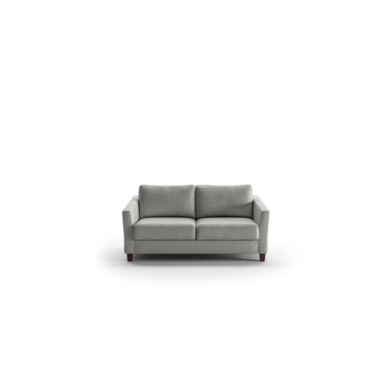 Monika Loveseat Sleeper, Gray, 32.75" H x 65" W x 39.75" D