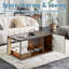Table basse Eujin, conception 2 en 1
