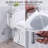 Elongated Hand Held Bidet with Faucet